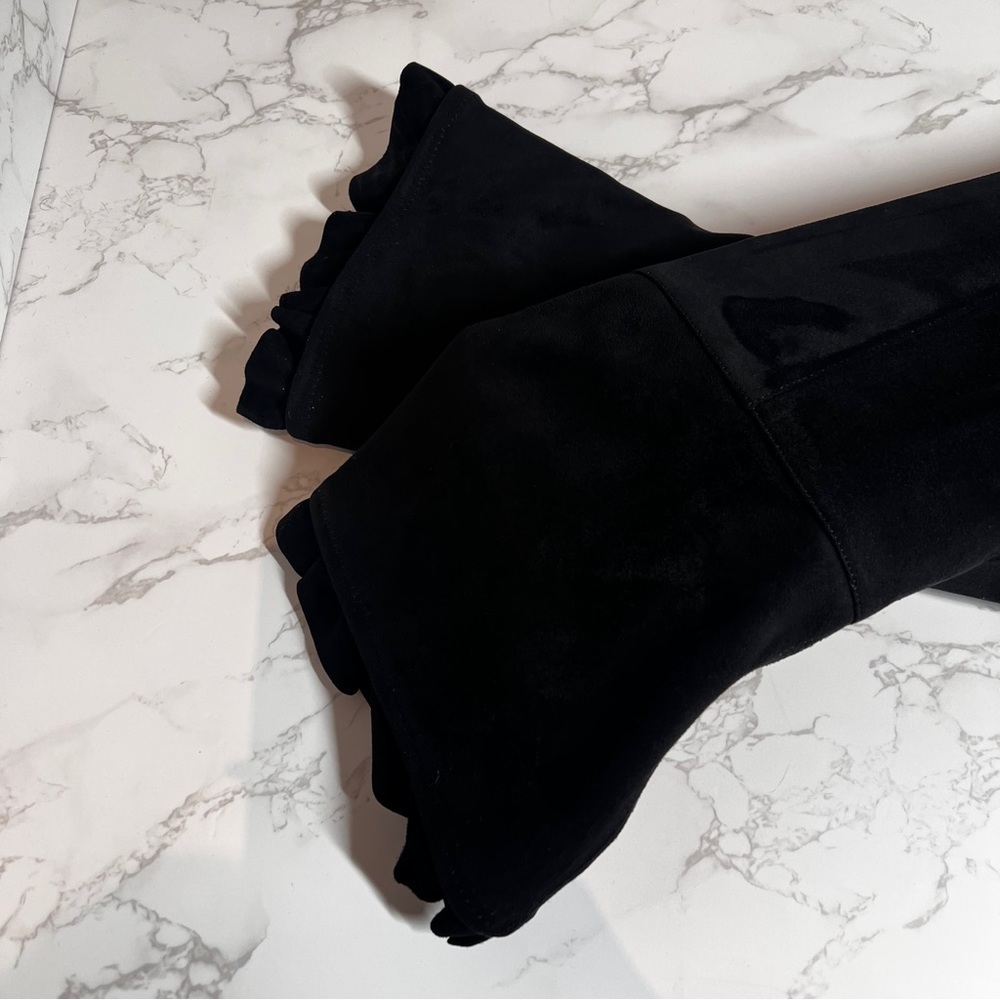 Twin-Set Women's Elegant Black Over the Knee Boots - Picture 5 of 7